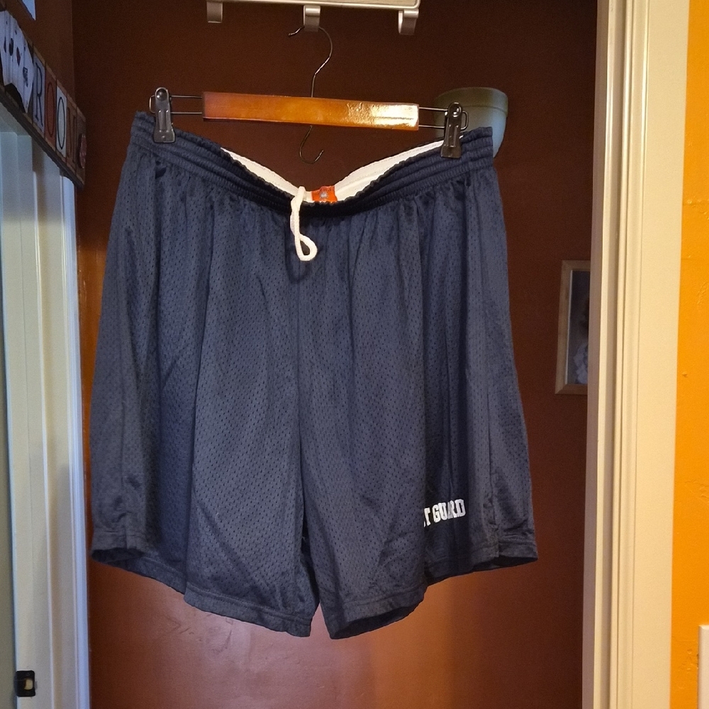 Men's Navy Blue Athletic Shorts